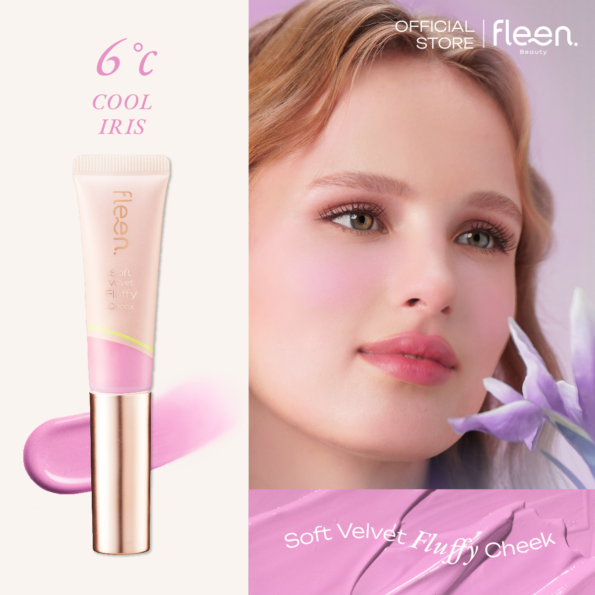 Fleen Beauty Soft Velvet Fluffy Cheek | บลัชออน