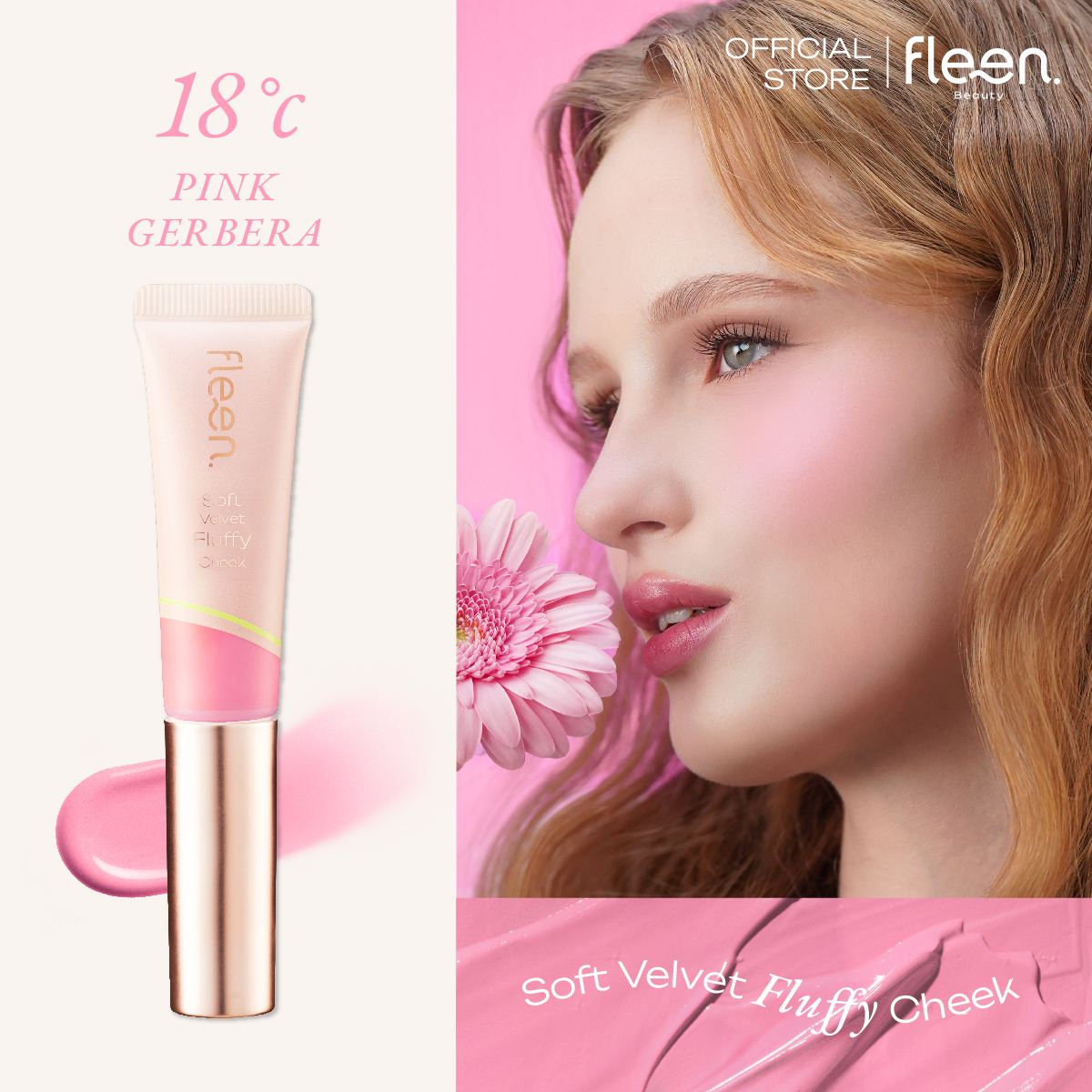 Fleen Beauty Soft Velvet Fluffy Cheek | บลัชออน