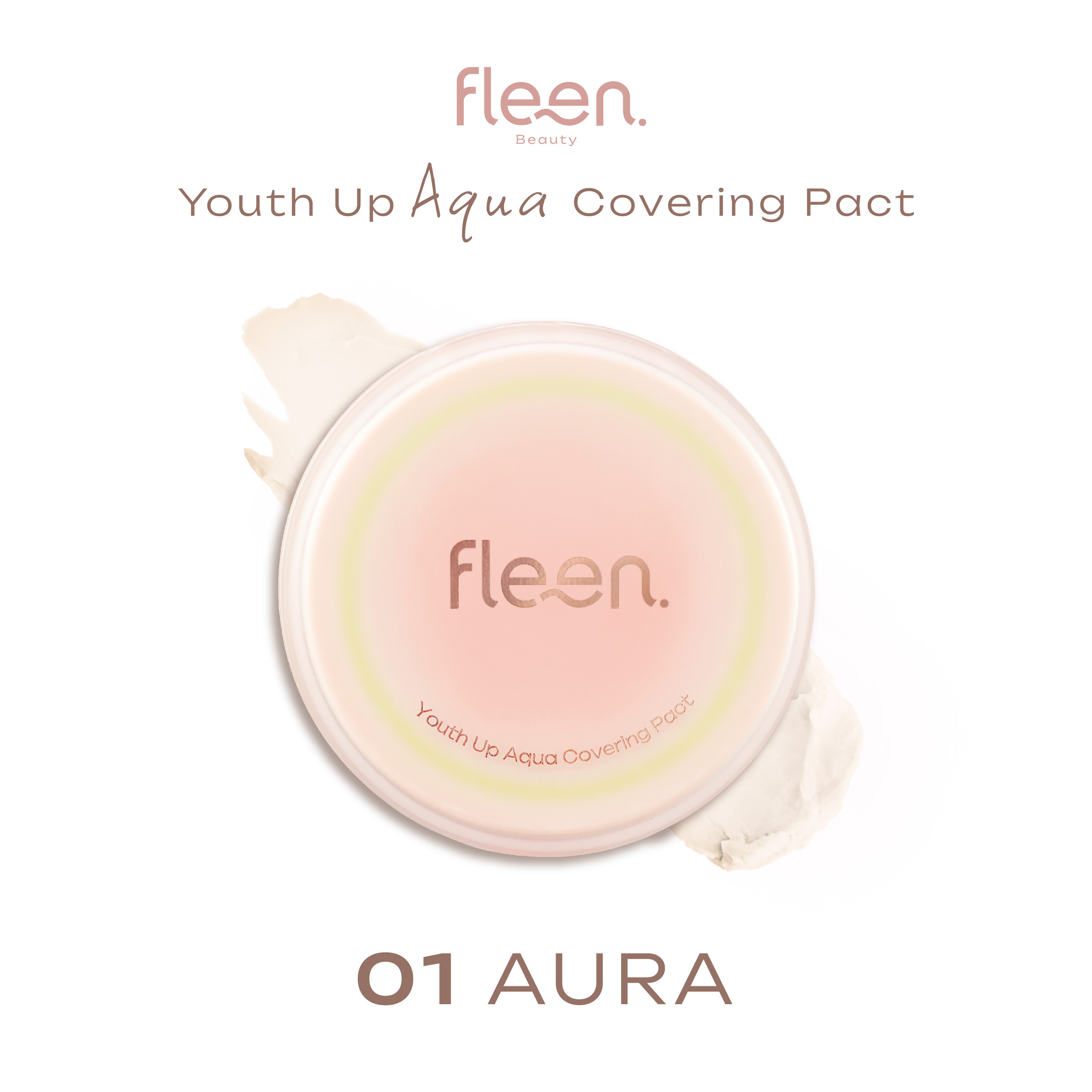 Fleen Beauty Youth Up Aqua Covering Pact | คุชชั่นน้ำแร่