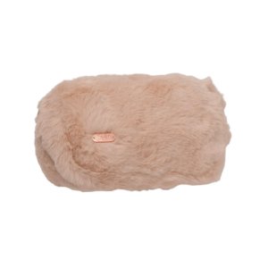 Fleen Beauty Fluffy Makeup Bag - Beige