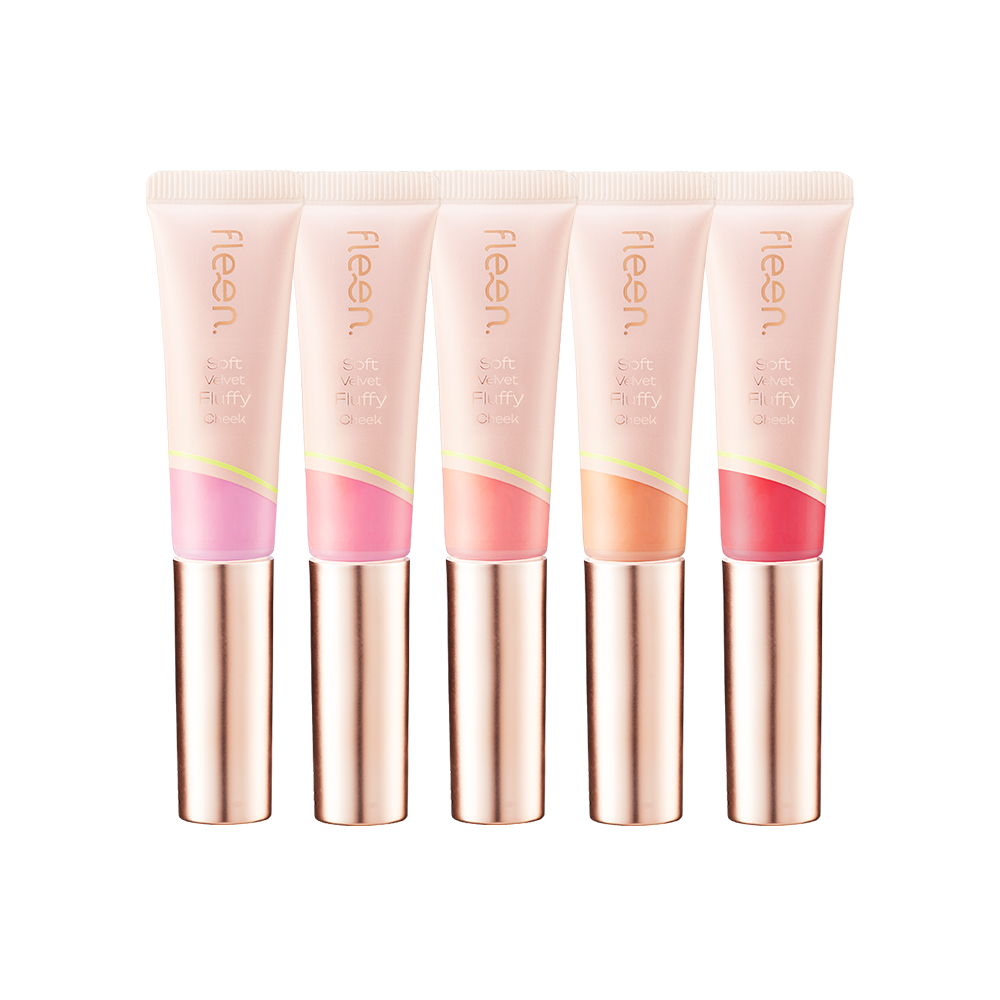 All Color Set - Fleen Beauty Soft Velvet Fluffy Cheek | เซ็ตบลัชออน 5 สี